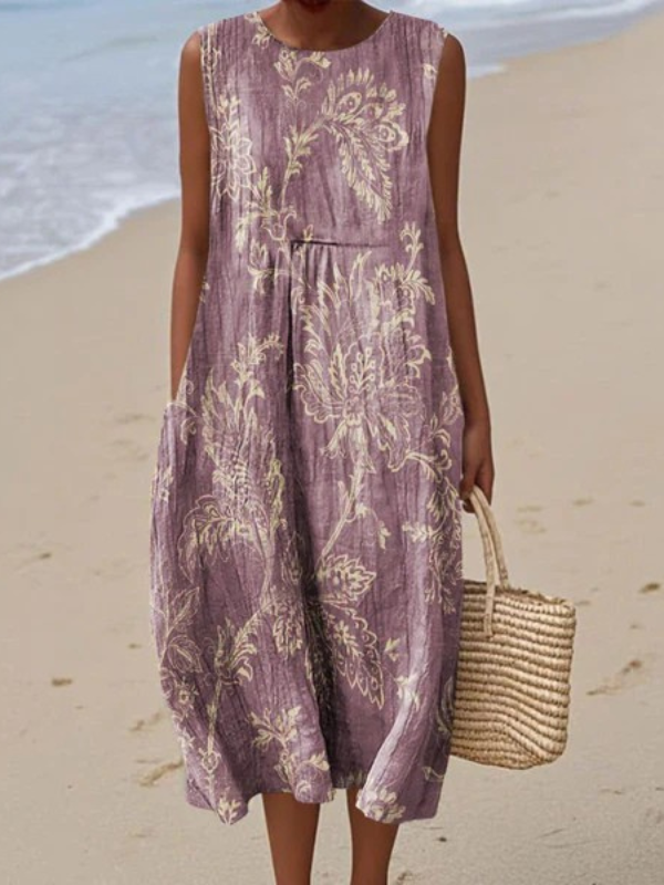 Nola | Minimalist Back-Tie Dress